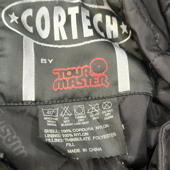 CORTECH TOURMASTER MOTORCYCLE Jacket, Black/Gray, MENS XXL - Picture 9 of 15